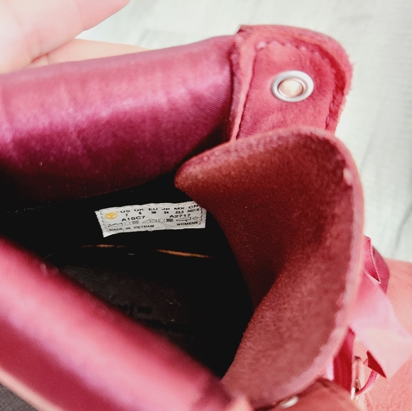 Timberland Woman Satin Collar Waterproof Boots size 7 - Picture 9 of 9